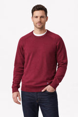 DG’s Drifter Men’s Crew Neck Sweater Raspberry Red Northern Ireland