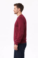 DG’s Drifter Men’s Crew Neck Sweater Raspberry Red Northern Ireland