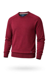 DG’s Drifter Men’s Crew Neck Sweater Raspberry Red Northern Ireland