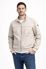 DG’s Drifter Mens Everette Casual Light Jacket Stone Beige Northern