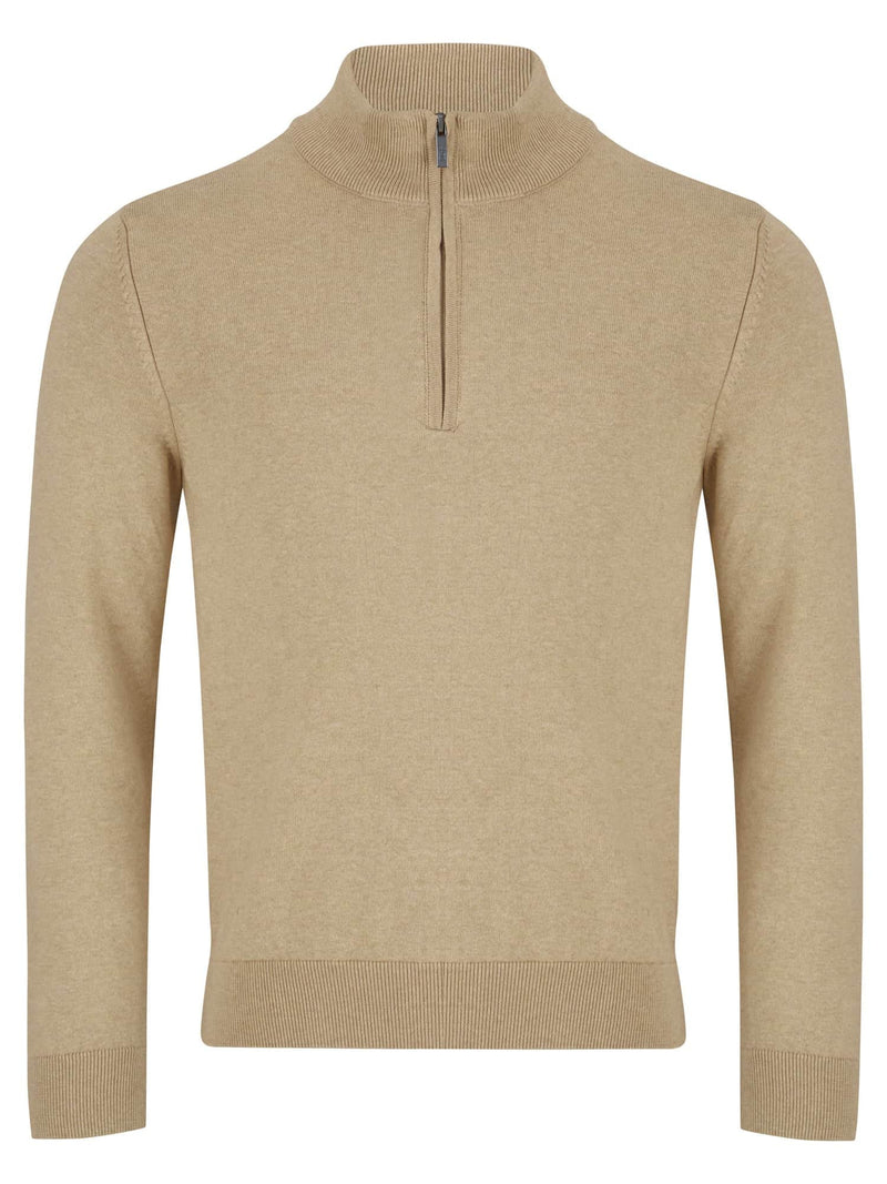 DG’s Drifter Mens Half Zip Sweater Camel Northern Ireland Belfast