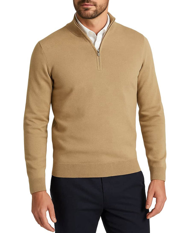 DG’s Drifter Mens Half Zip Sweater Camel Northern Ireland Belfast