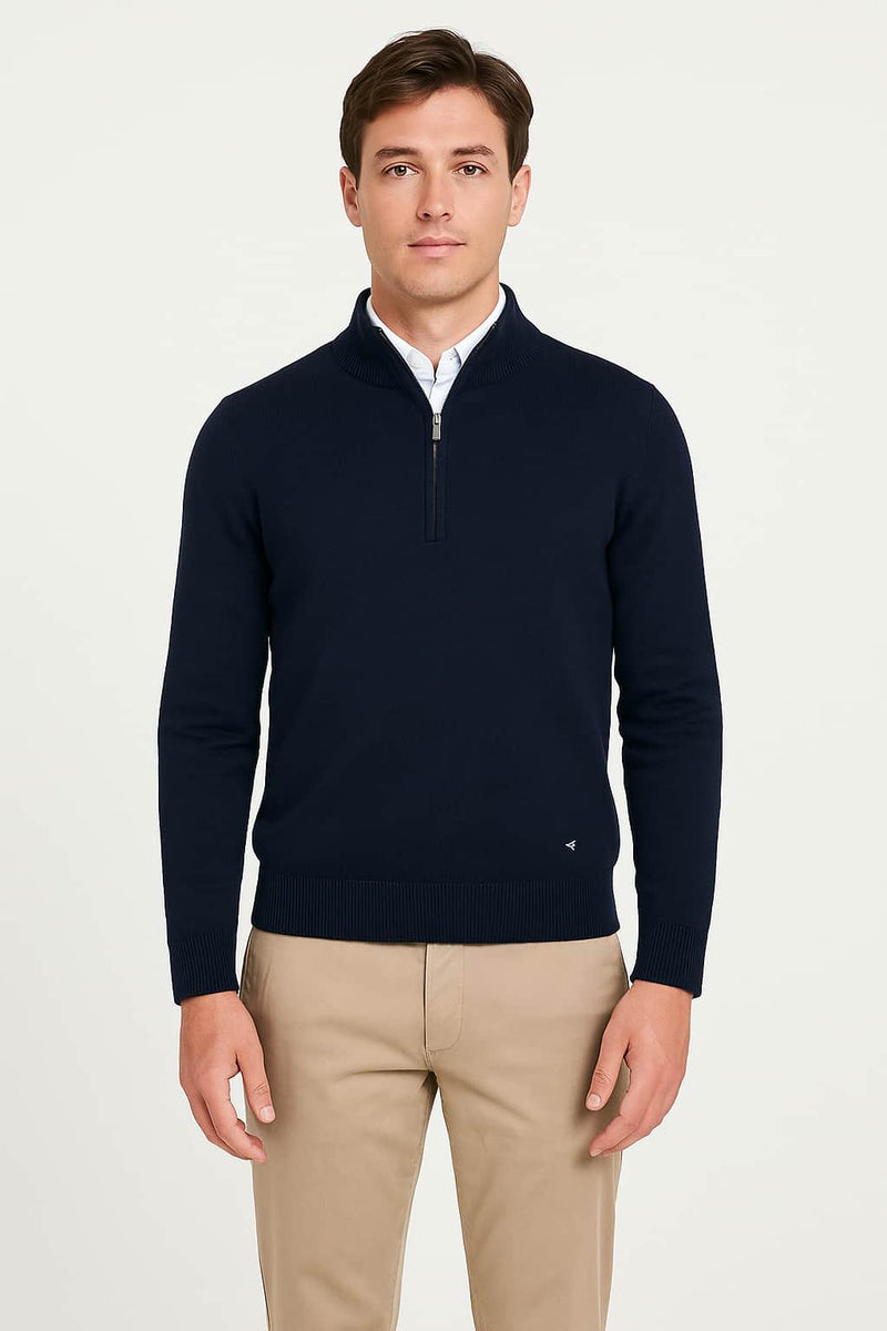 DG’s Drifter Mens Half Zip Sweater Navy Northern Ireland Belfast