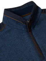 DGs Drifter Mens Half Zip Sweatshirt Airforce Blue Northern Ireland