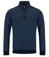 DGs Drifter Mens Half Zip Sweatshirt Airforce Blue Northern Ireland