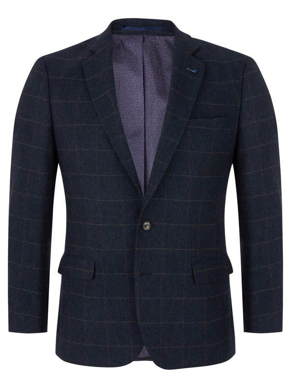 DG’s Drifter Mens Marseille Tweed Blazer Jacket 13243/79 Navy