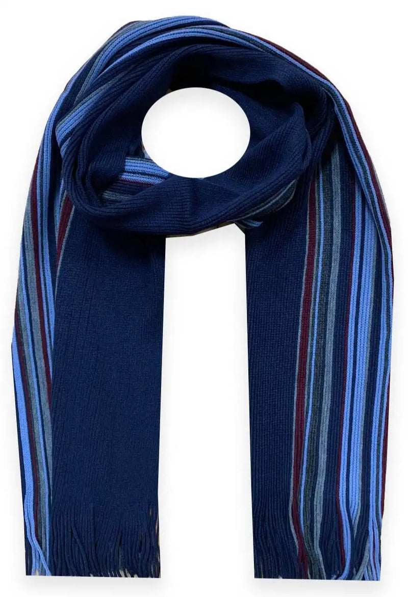 DG’S Drifter Men’s Scarf Navy/Slate Blue - Scarves