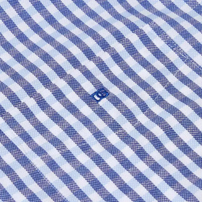 DG’s Drifter Men’s Short Sleeve Check Shirt 14438SS-23 Blue