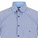 DG’s Drifter Men’s Short Sleeve Check Shirt 14438SS-23 Blue