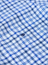 DG’s Drifter Mens Short Sleeve Check Shirt 14714SS - 12 Blue
