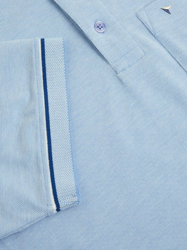 DG’S Drifter Mens Short Sleeve Polo Shirt 55104 23 Sky Blue