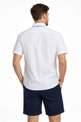 DG’s Drifter Men’s Short Sleeve Shirt 15178SS 01 White Northern