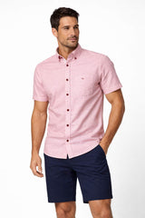 DG’s Drifter Mens Short Sleeve Shirt Red Northern Ireland Belfast