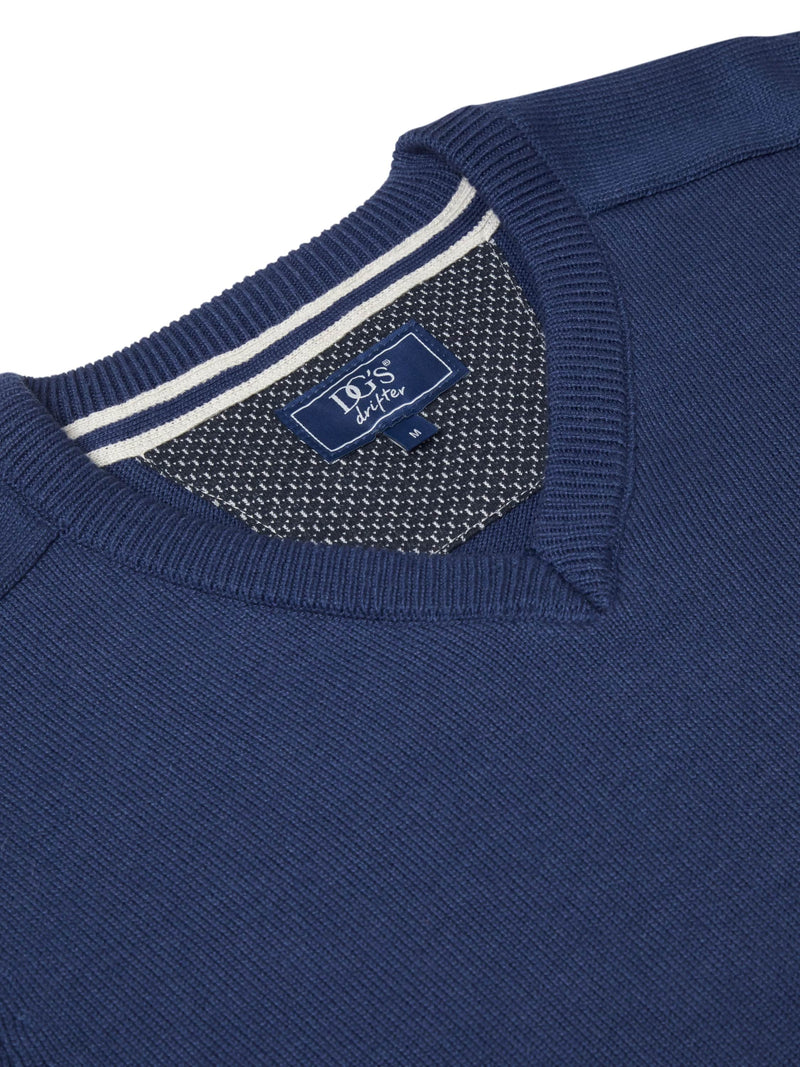 DG’s Drifter Mens V-Neck Sweater Blue Northern Ireland Belfast