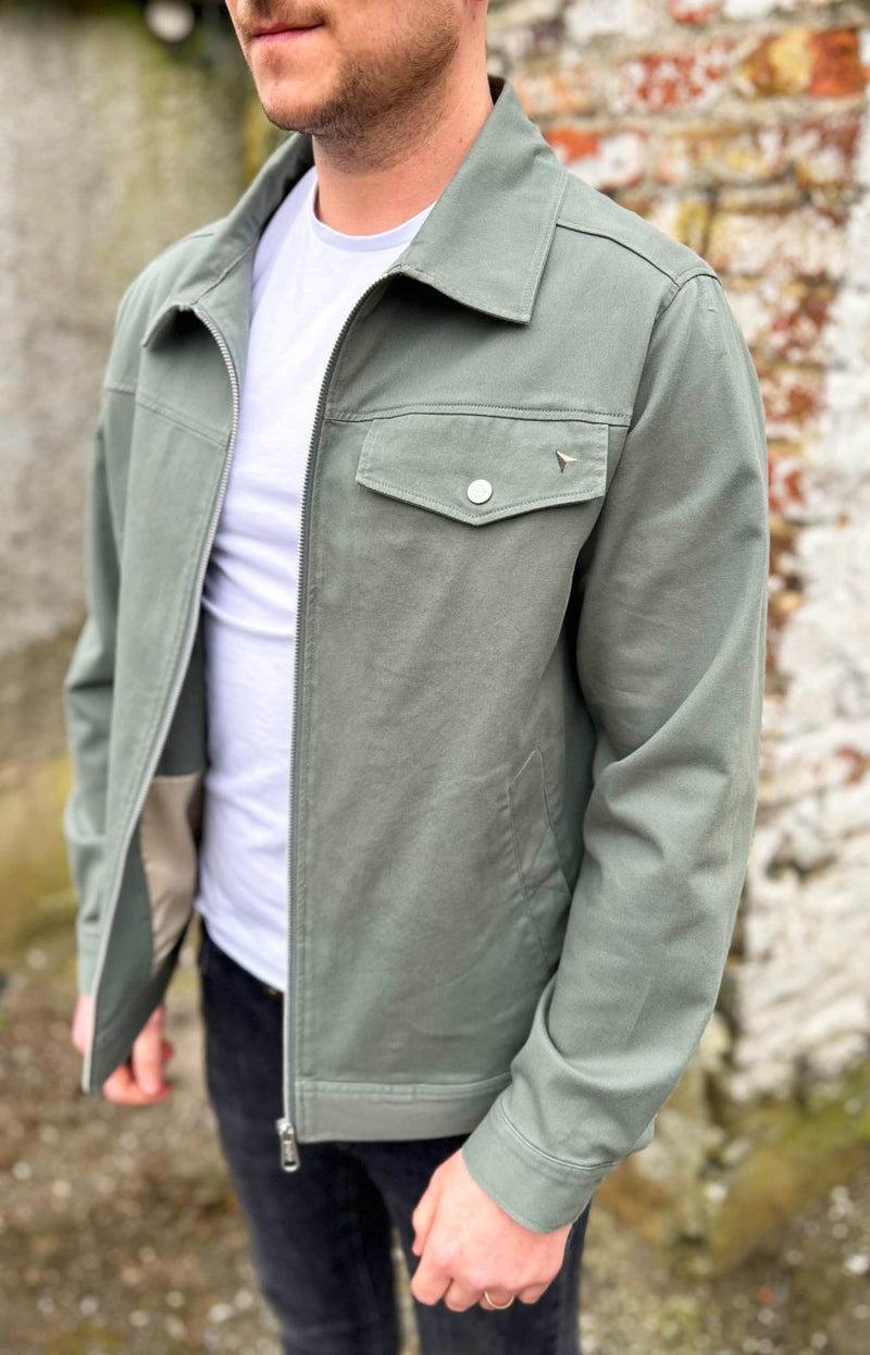 DG’s Drifter Perth Casual Jacket Green Northern Ireland Belfast