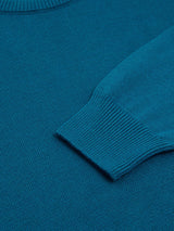 DG’s Drifter Round Neck Cotton Blend Jumper Petrol Blue - 