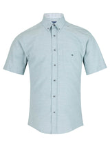 DG’s Drifter Short Sleeve Oxford Shirt Green Northern Ireland Belfast