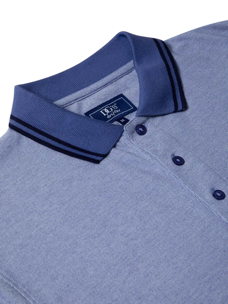 DG’s Drifter Short Sleeve Polo Shirt Blue Northern Ireland Belfast