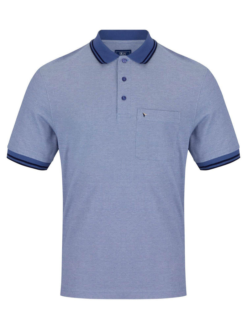 DG’s Drifter Short Sleeve Polo Shirt Blue Northern Ireland Belfast