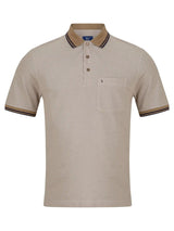 DG’s Drifter Short Sleeve Polo Shirt Stone Beige Northern Ireland