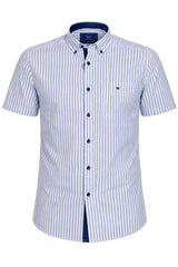 DG’s Drifter Short Sleeve Shirt Blue/White Stripe Northern Ireland