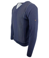 Douglas & Grahame Prestige V-Neck Jumper - Navy