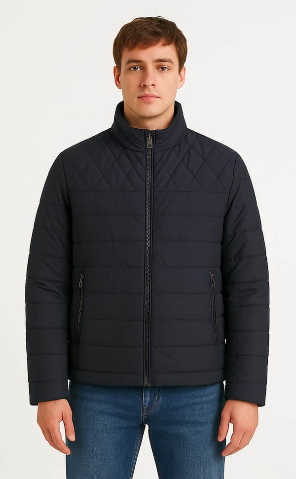 Douglas Mens Kemp Casual Shower Proof Coat Dark Navy Northern Ireland