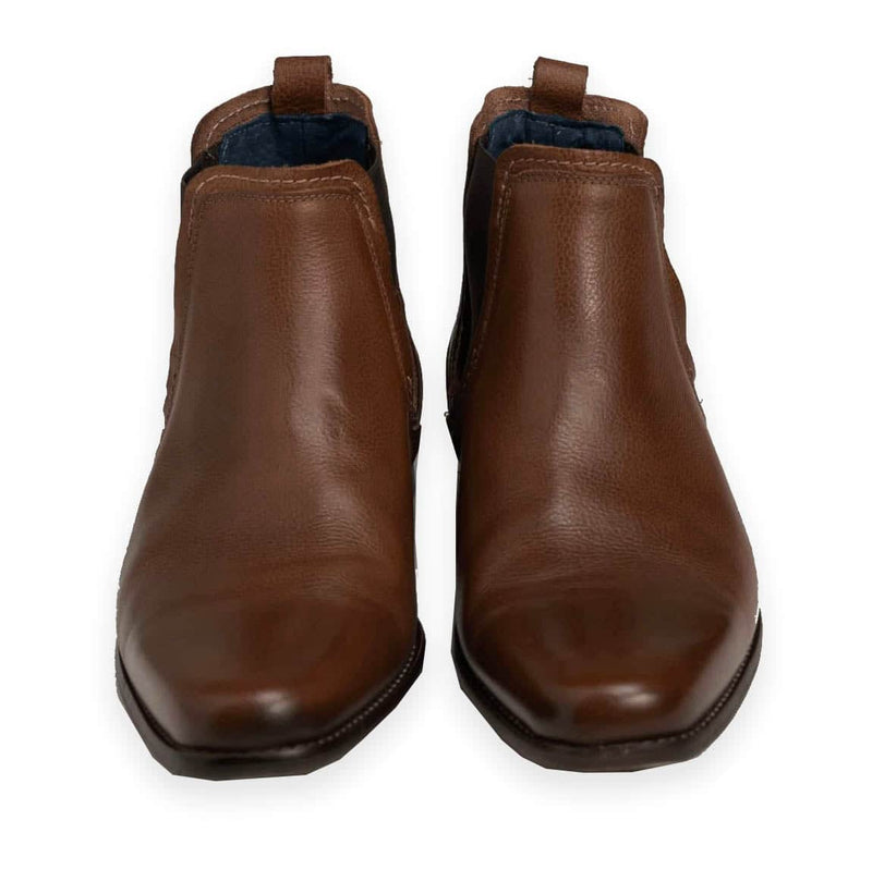 Escape Austin Dealer Chelsea Boots Tumbled Caramel - Shoes