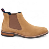 Escape Mens Ahoy Senor Suede Chelsea Boots Peanut Brown Northern