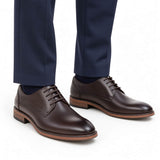 Escape Mens Archer Dress Shoes Mahogany Brown Northern Ireland Belfast