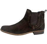 Escape Mens Austin Dealer Chelsea Boots Donkey Brown Suede