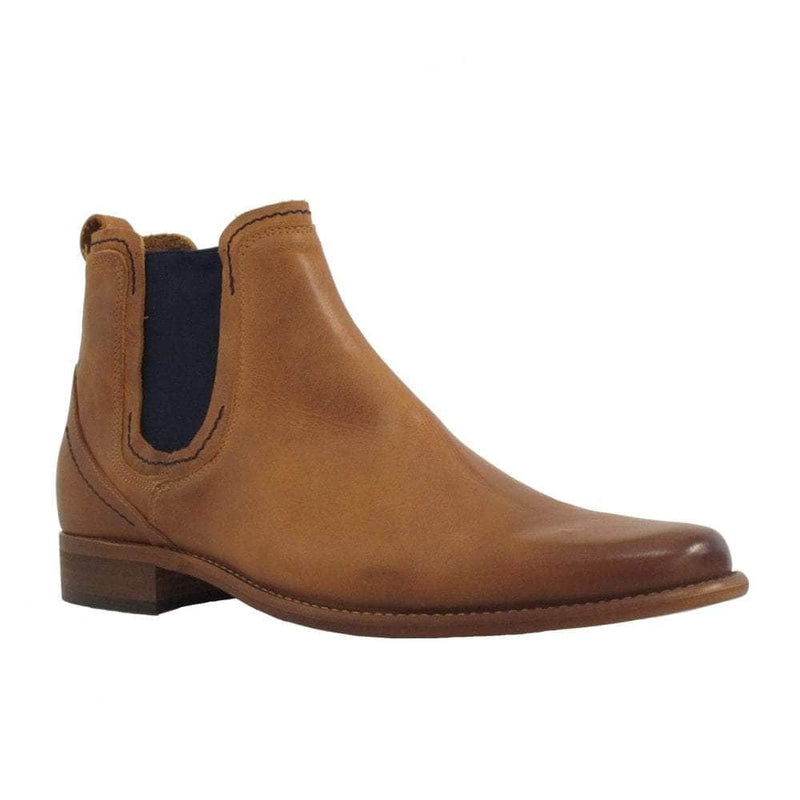 Escape Austin Pop Tan Mens Leather Chelsea Boots.