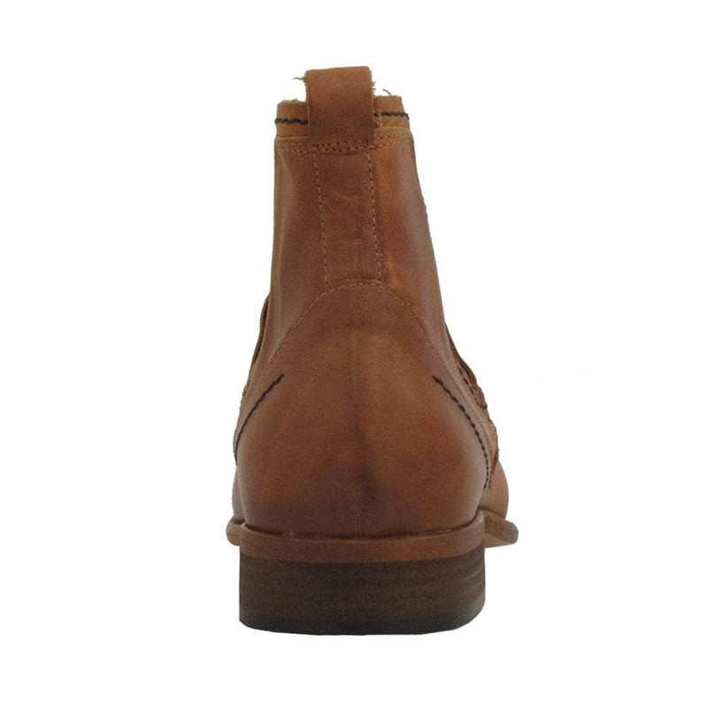 Escape Austin Pop Tan Mens Leather Chelsea Boots.