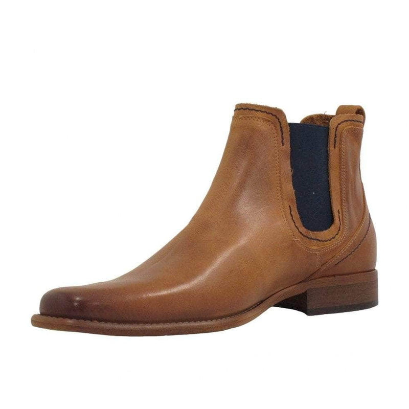 Escape Austin Pop Tan Mens Leather Chelsea Boots.