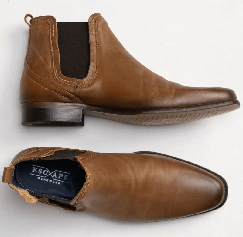 Escape Austin Dealer Chelsea Boots - Tan