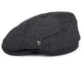 Failsworth Mens Flat Cap Hudson Mix Charcoal Northern Ireland Belfast