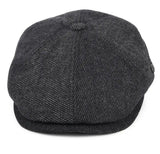 Failsworth Mens Flat Cap Hudson Mix Charcoal Northern Ireland Belfast