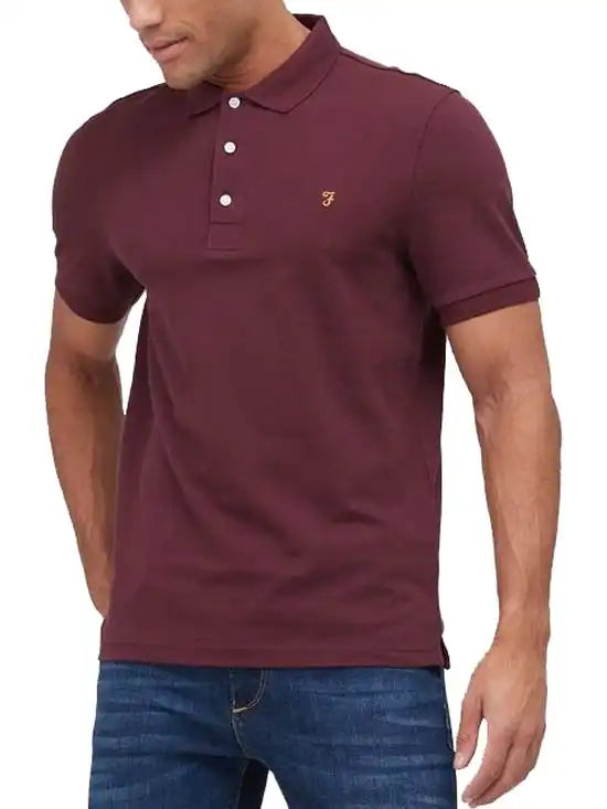 Farah Blanes Polo Shirt Red - Shirts & Tops