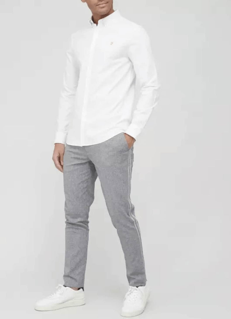 Farah Brewer Oxford Shirt - White