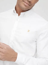 Farah Brewer Oxford Shirt - White