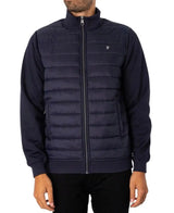 Farah Mens Brighton Hybrid Jacket FARFD005 True Navy Northern Ireland