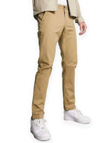 Farah Men’s Elm Slim Fit Twill Chino Trousers Beige Northern Ireland