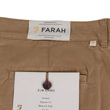 Farah Men’s Elm Slim Fit Twill Chino Trousers Beige Northern Ireland