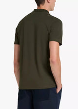 Farah Mens Forster Short Sleeve Polo Shirt F4KSC017 Evergreen Northern