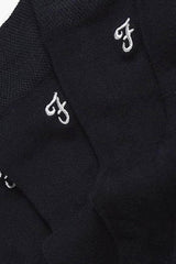 Farah Men’s Socks Plain Bamboo 5 Pack Black - Socks