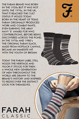 Farah Plain Cotton Socks 3 Pack Grey