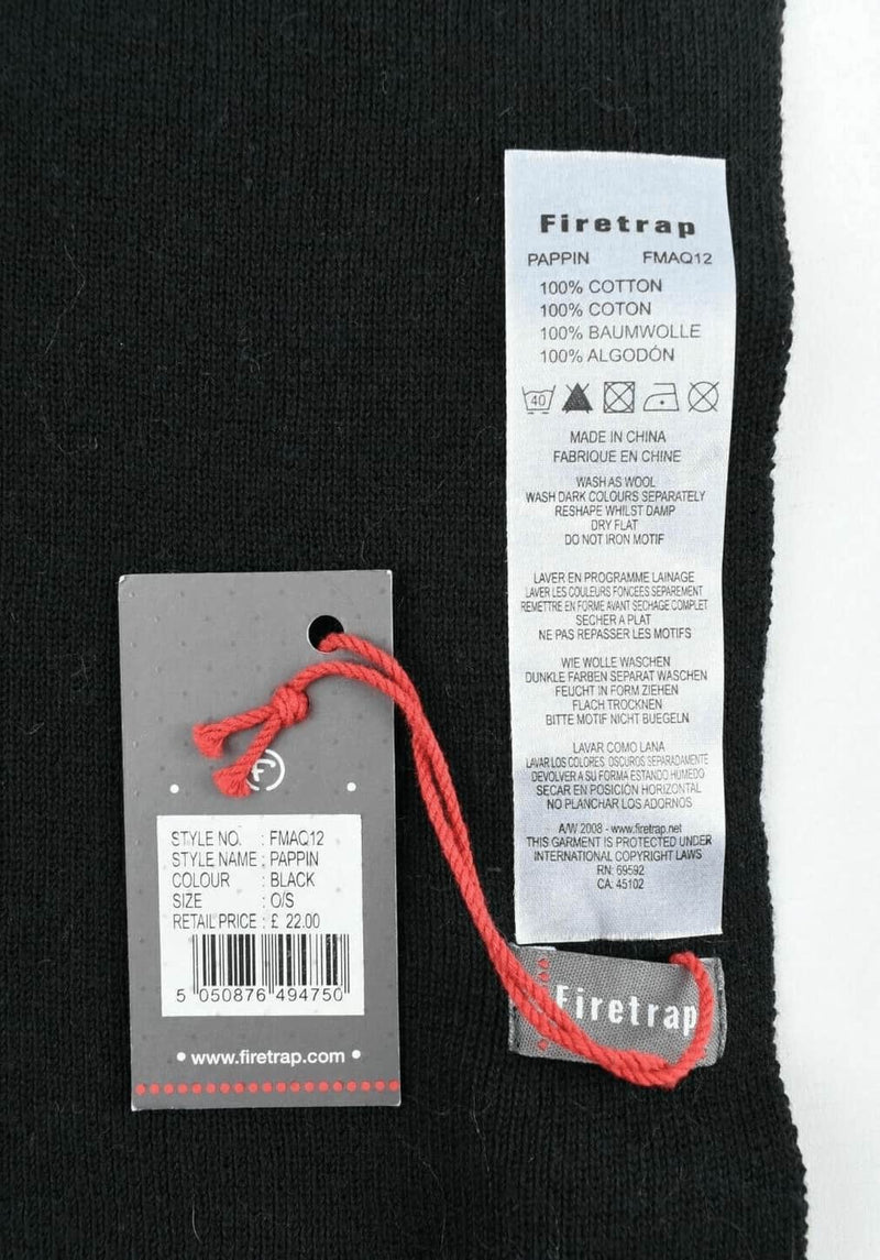 Firetrap Pappin Scarf - Black