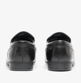 Front Belmont Black Leather Dress Shoes
