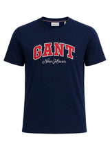 GANT Graphic SS T-Shirt Evening Blue Northern Ireland Belfast