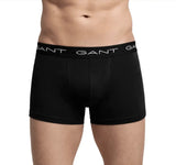 GANT 3 Pack Boxer Briefs Cotton Stretch Black